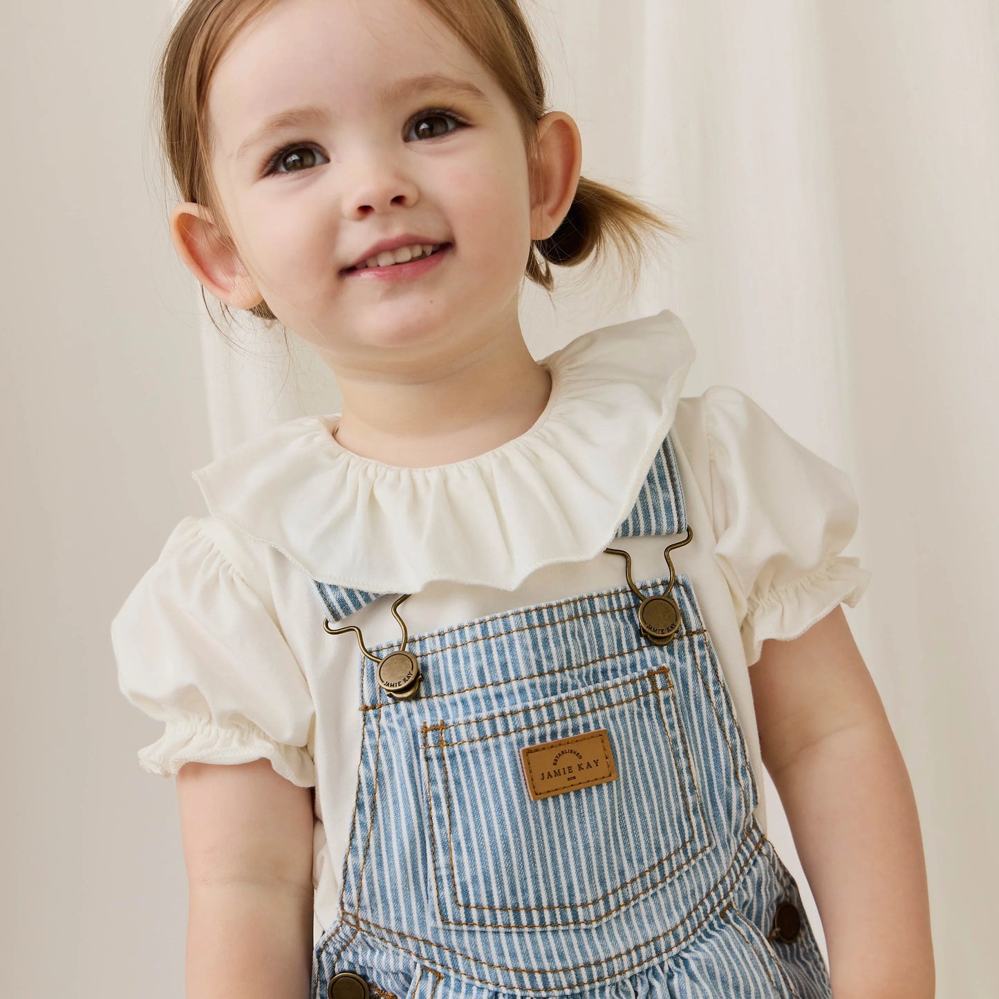 Cecil Overall - Holiday Stripe | Jamie Kay