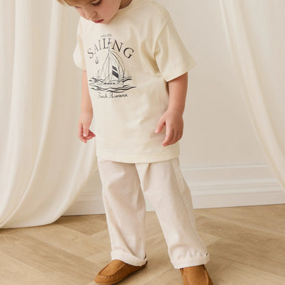 Ali Linen/Cotton Pant - Natural | Jamie Kay