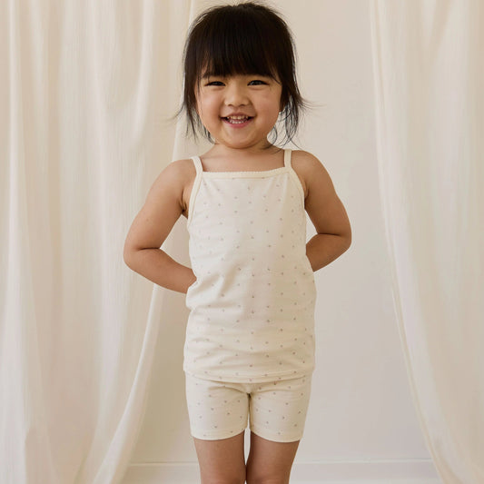 Jolie Singlet Set - Ditsy Cherries
