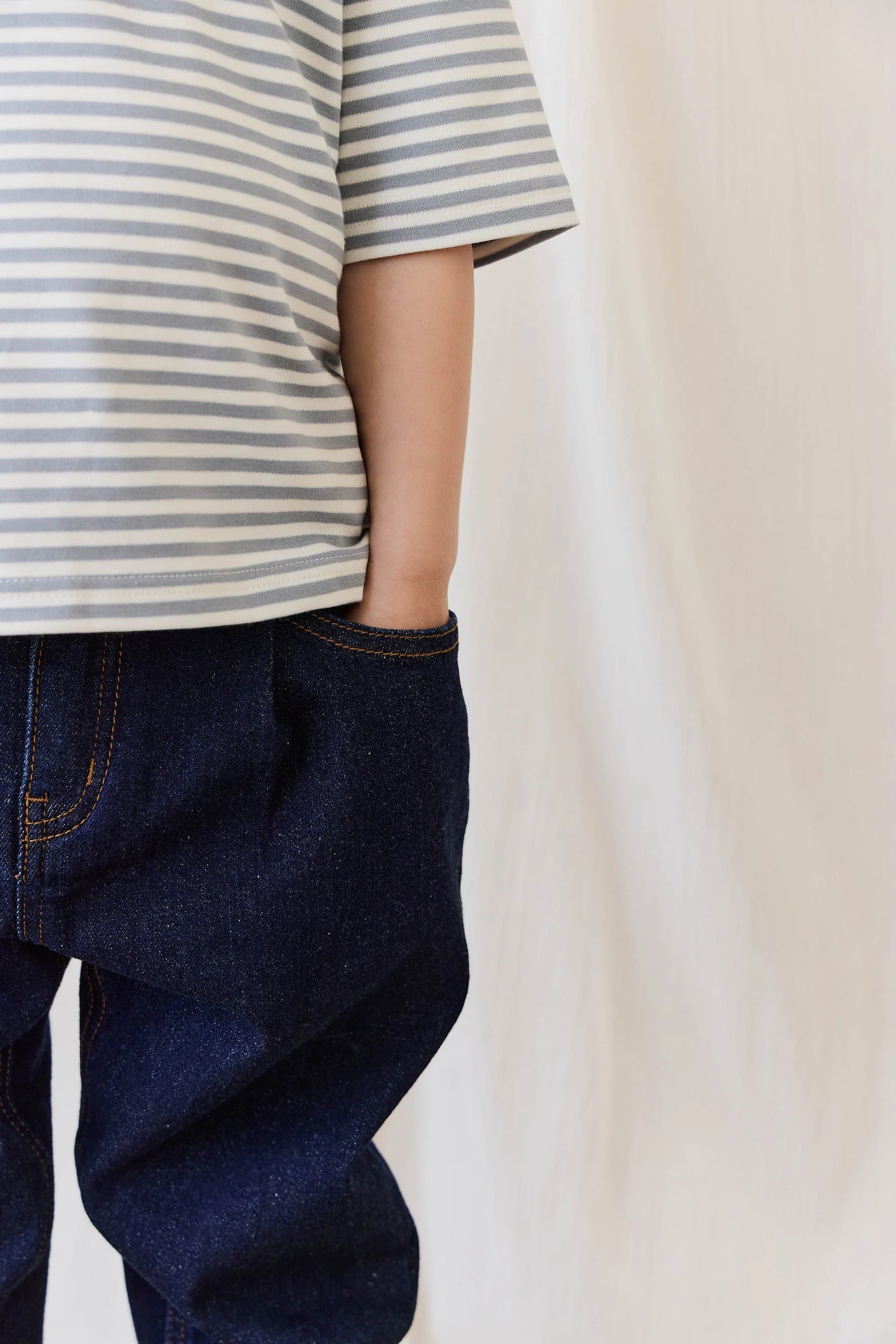 Rueben Pant - Mid Indigo Denim | Jamie Kay
