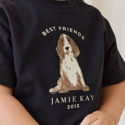 Bjorn Tee - Dark Navy Best Friends | Jamie Kay