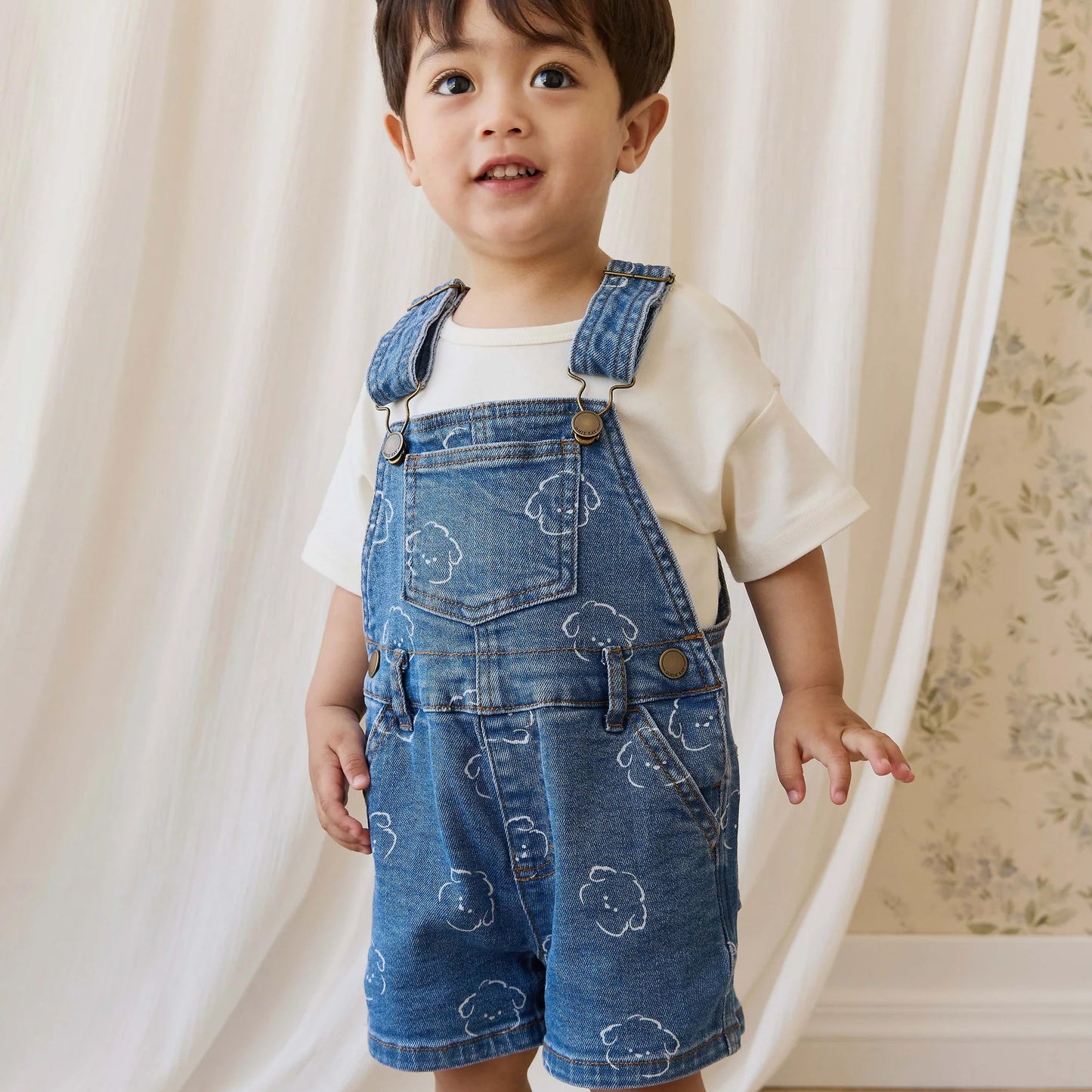 Fenix Short Overalls - Haru Denim | Jamie Kay