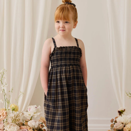 Arabella Jumpsuit - Woodland Check | Jamie Kay