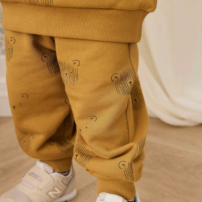 Nash Track Pant - Buckwheat Teddy Face | Jamie Kay