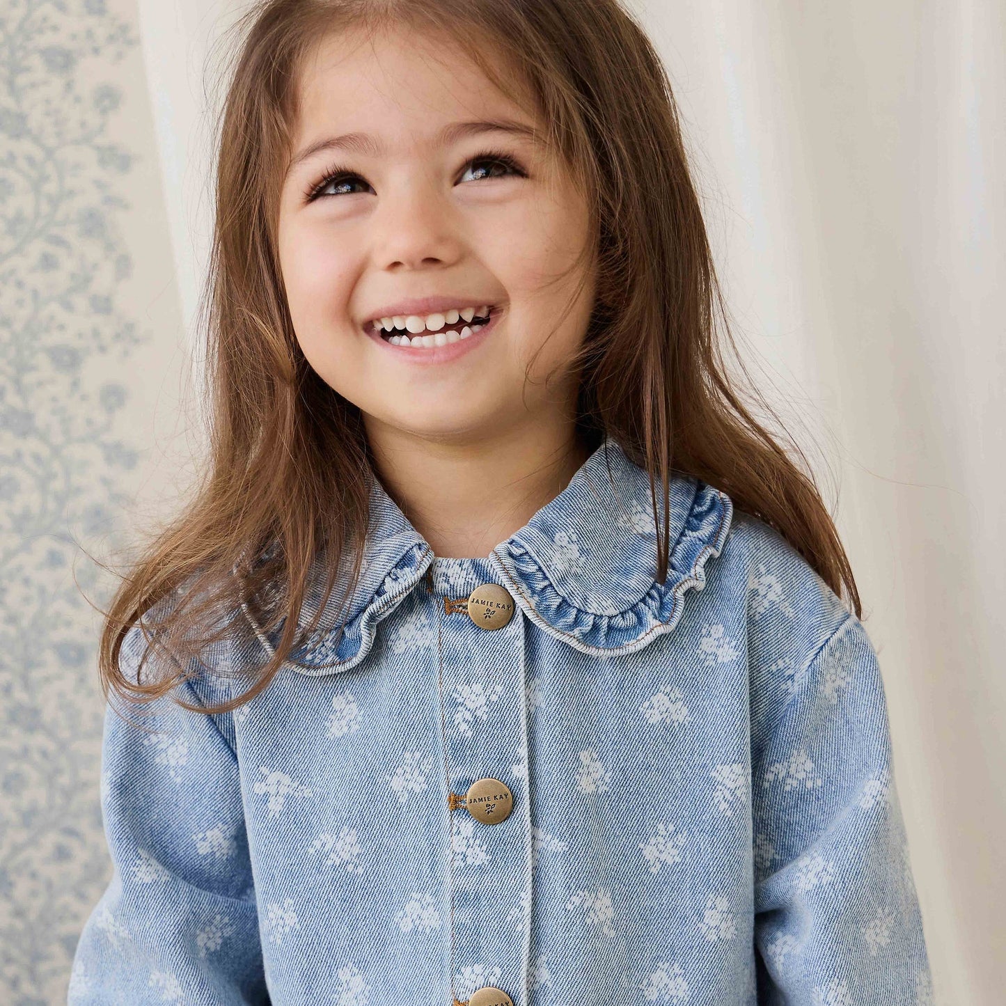 Malani Jacket - Tully Floral Denim | Jamie Kay