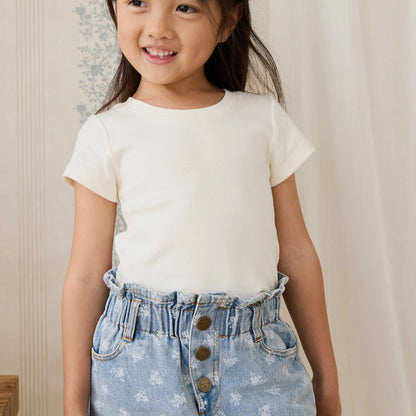 Brielle Skirt - Tully Floral Denim | Jamie Kay