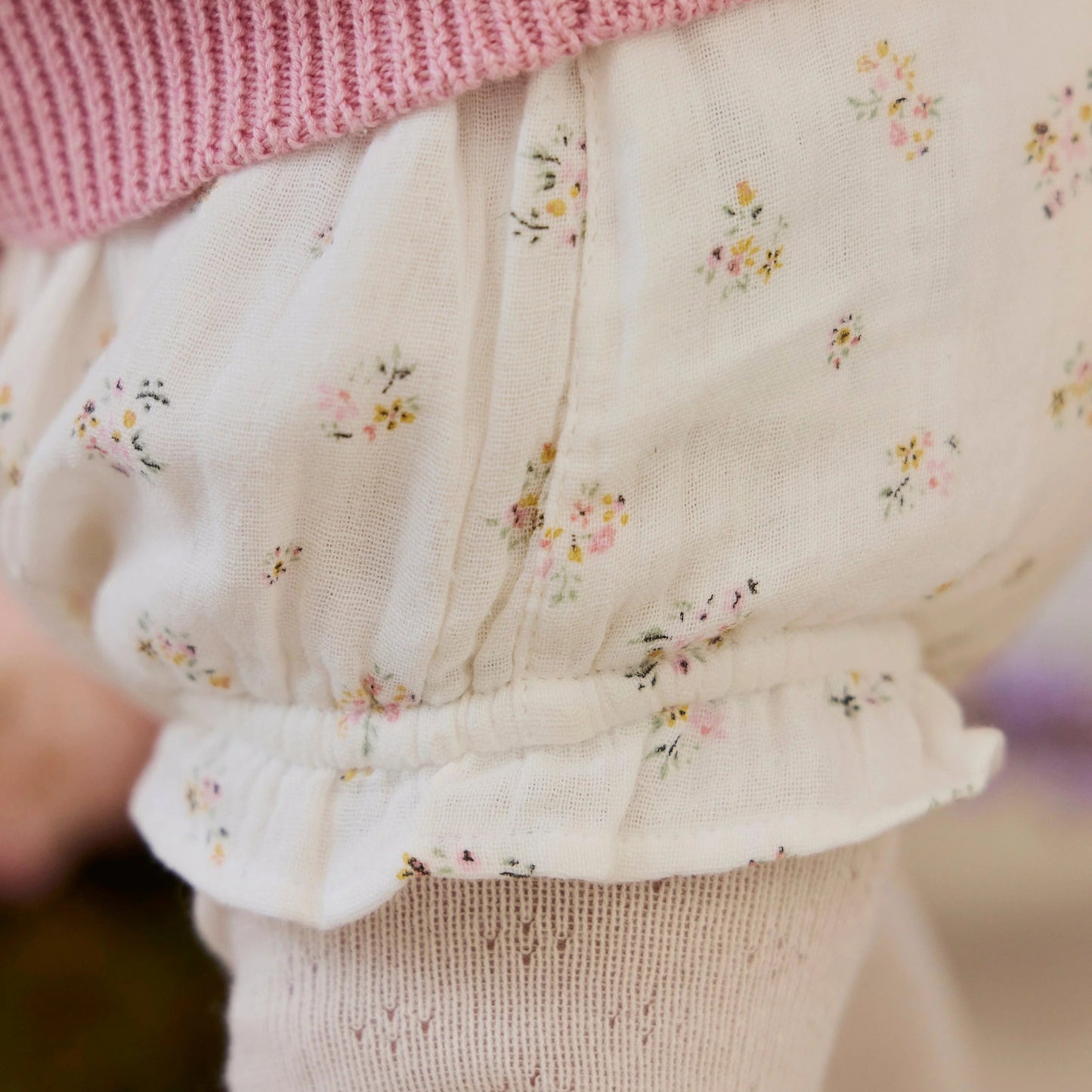 Muslin Frill Bloomer Ayla Whisper | Jamie Kay