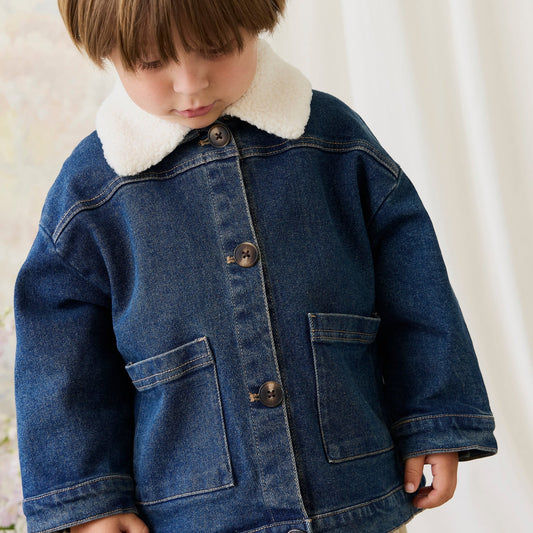 Dallas Denim Jacket - Classic Denim | Jamie Kay