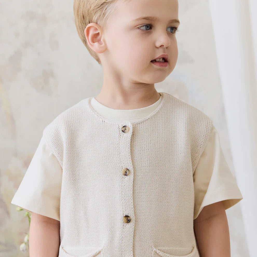 Flynn Vest - Vanilla | Jamie Kay