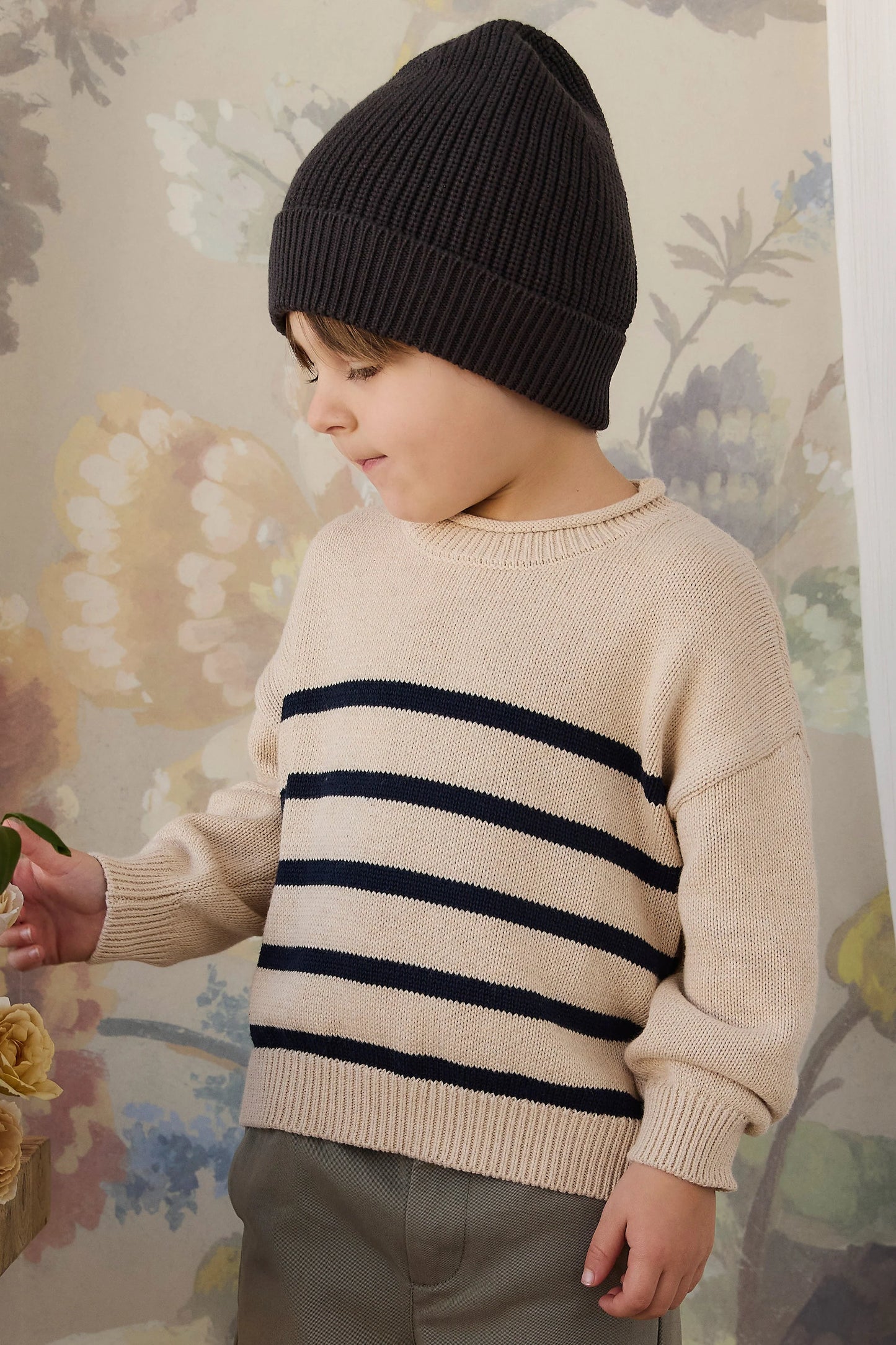 Jackson Knitted Jumper - Jackson Stripe | Jamie Kay