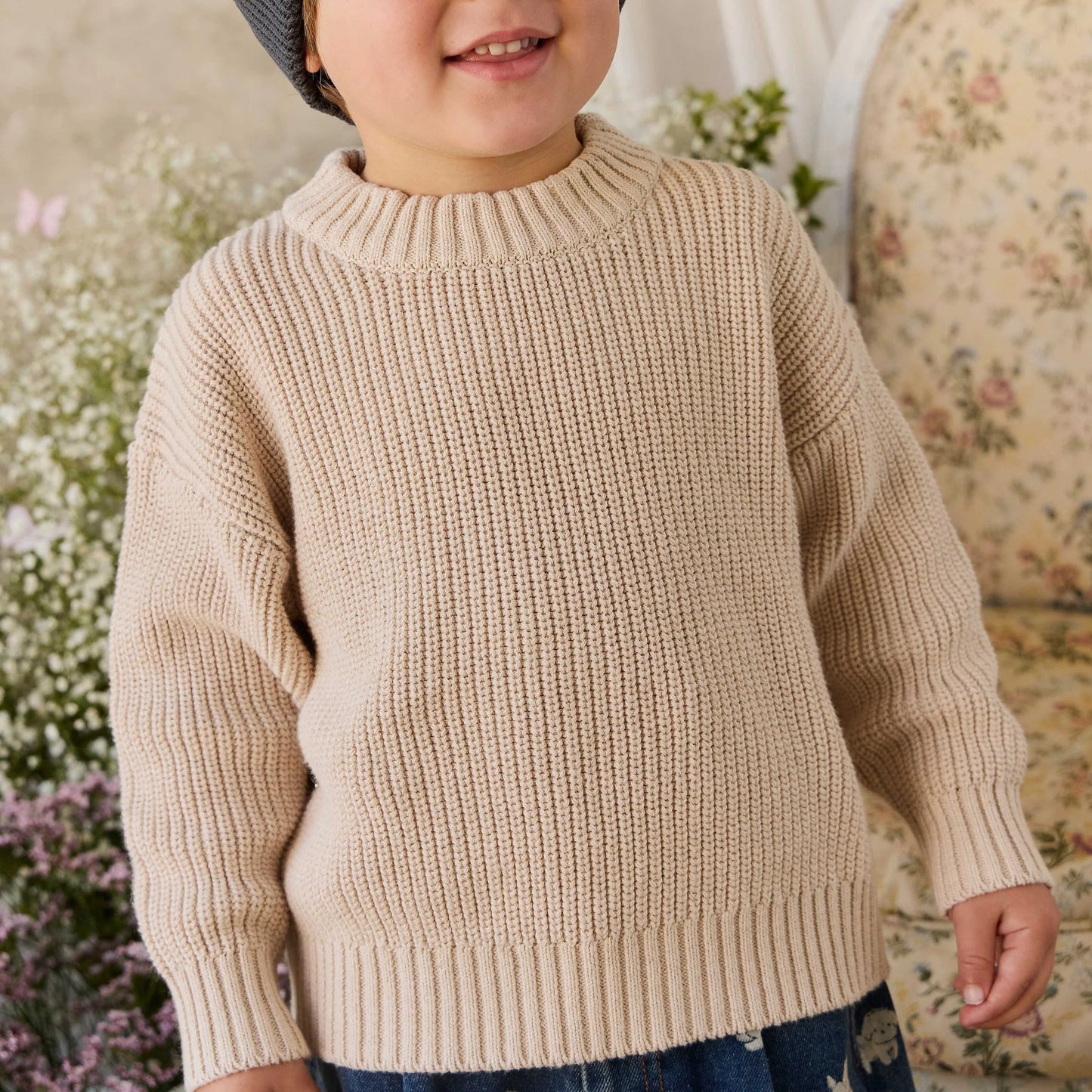 Johan Jumper - Vintage Linen | Jamie Kay
