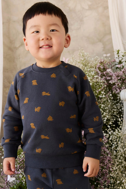 Nash Track Pant - Playful Milo Captain | Jamie Kay
