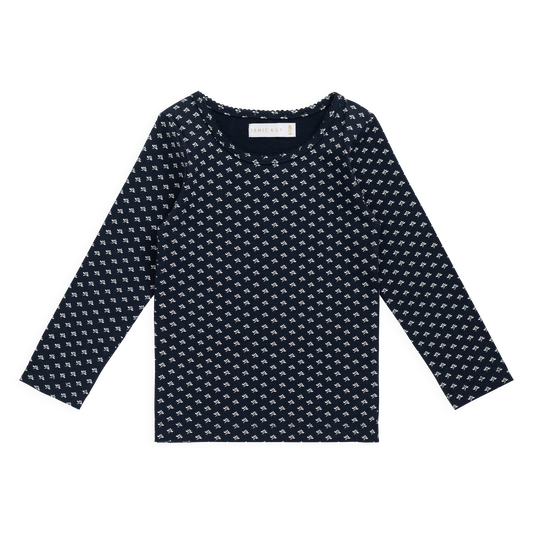 Long Sleeve Top - Lisa Petite Indigo | Jamie Kay