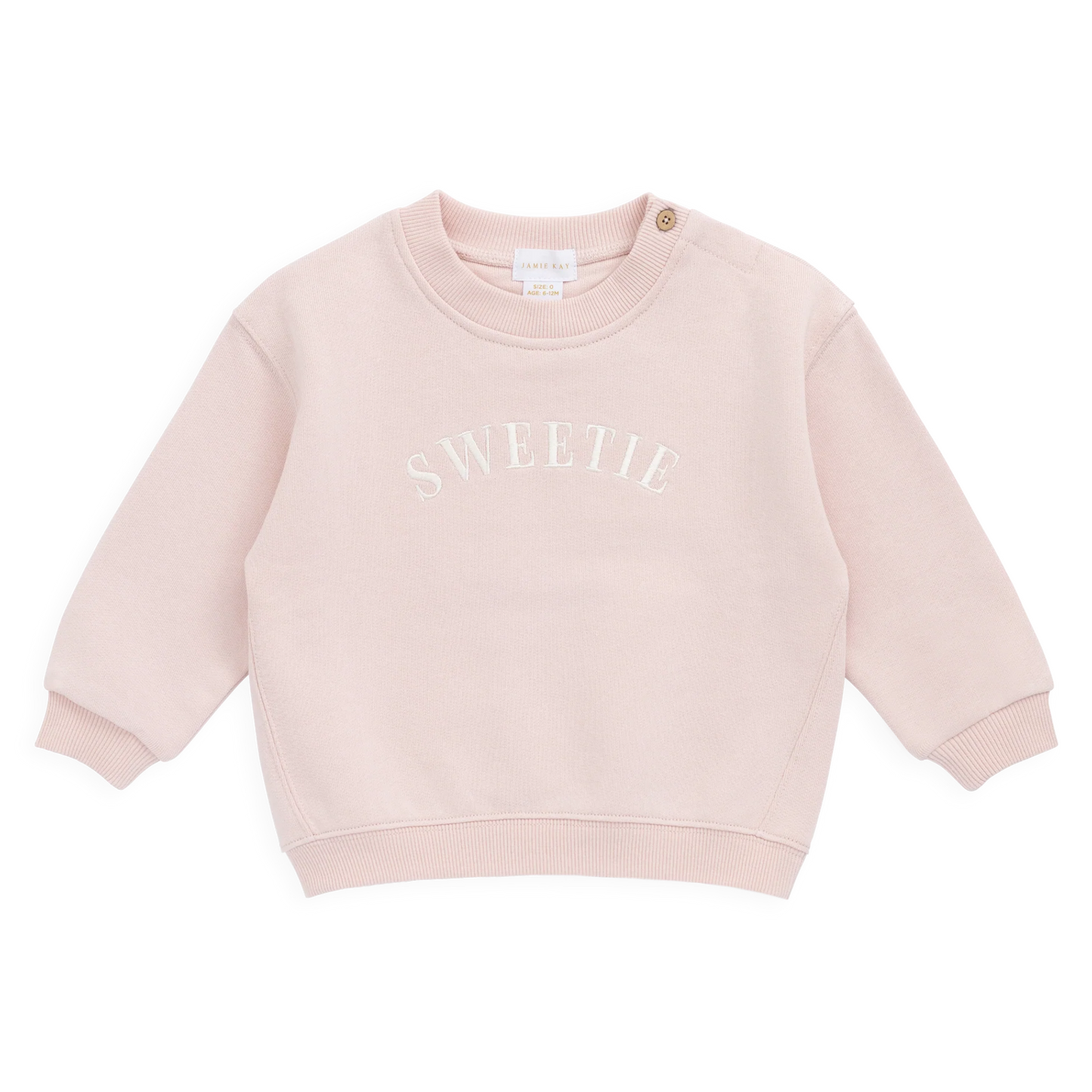 Rhea Sweatshirt - Cloud Pink Sweetie | Jamie Kay