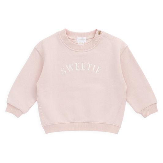Rhea Sweatshirt - Cloud Pink Sweetie | Jamie Kay