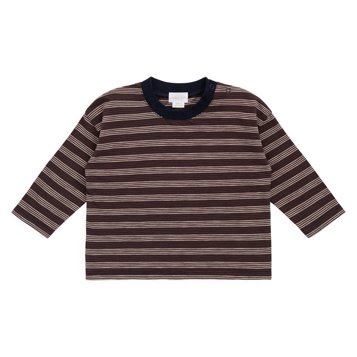 Iver Long Sleeve Tee - Regal Stripe | Jamie Kay