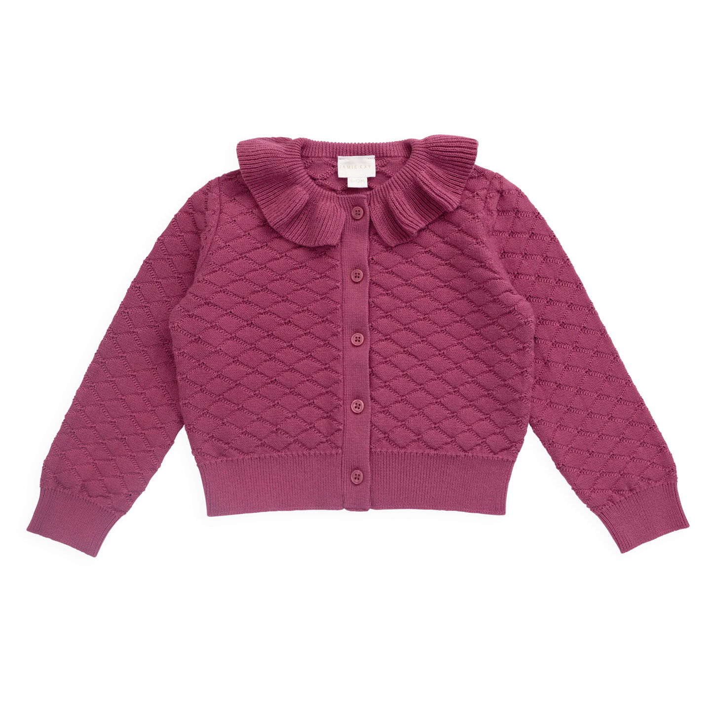 Alison Cardigan - Raspberry Wine | Jamie Kay