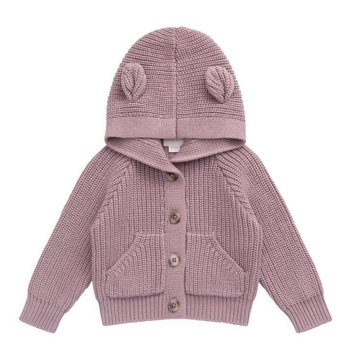 Bear Cardigan - Dreamy Pink | Jamie Kay