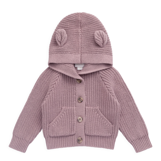 Bear Cardigan - Dreamy Pink | Jamie Kay
