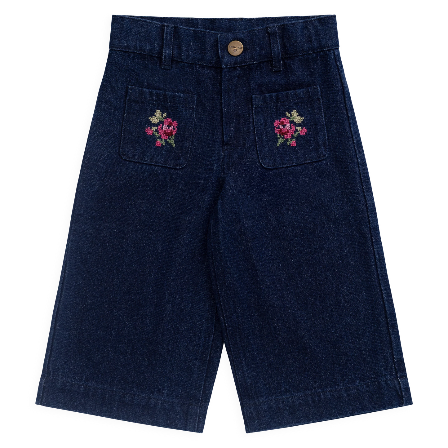 Ines Pant - Deep Sea Denim Orchid Rose | Jamie Kay