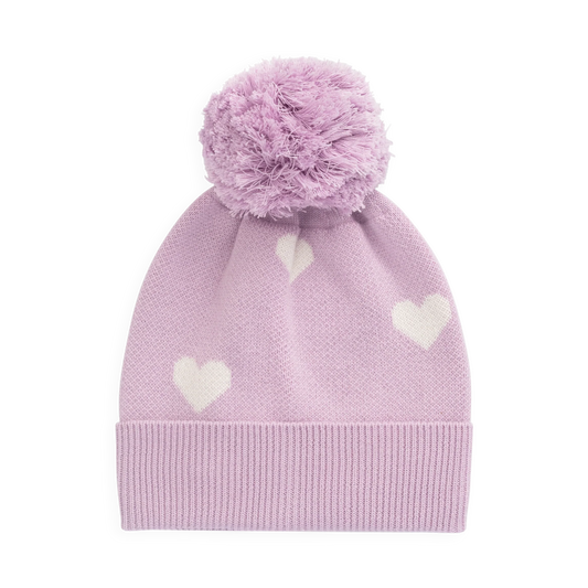 Kayla Hat - Kayla Heart Jacquard Orchid Dream | Jamie Kay