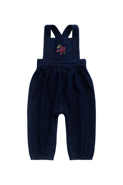 Maylah Overall - Deep Sea Denim Orchid Rose | Jamie Kay