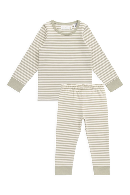 Amory Long Sleeve Pajama Set - Narrow Stripe | Jamie Kay