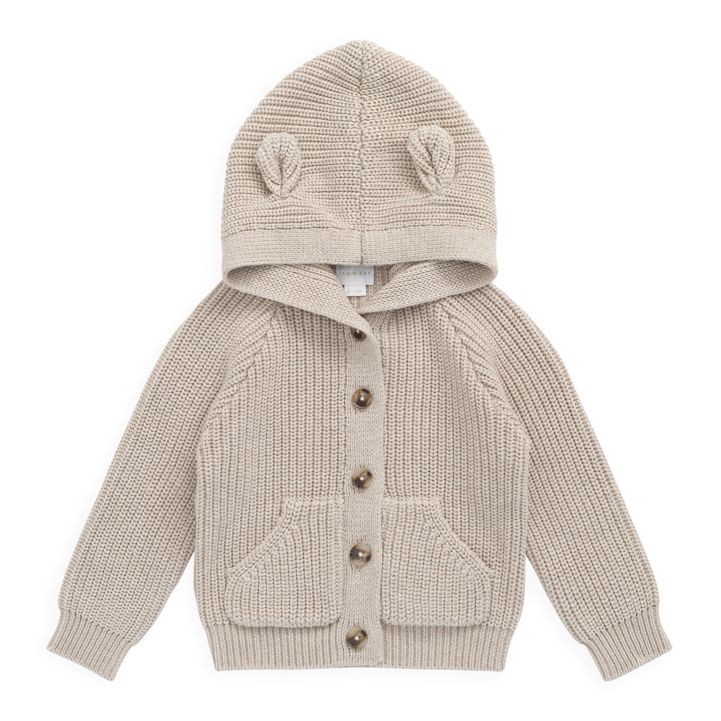 Bear Cardigan - Oat | Jamie Kay