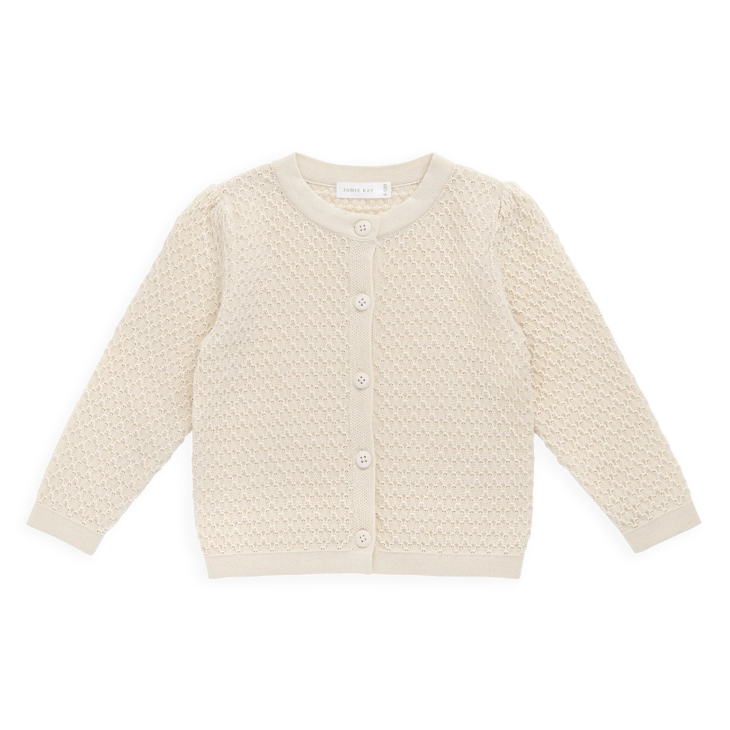 Clementine Cardigan - Vanilla | Jamie Kay