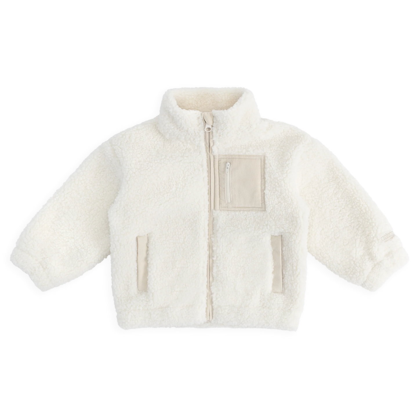 Ezra Sherpa Jacket - Natural | Jamie Kay