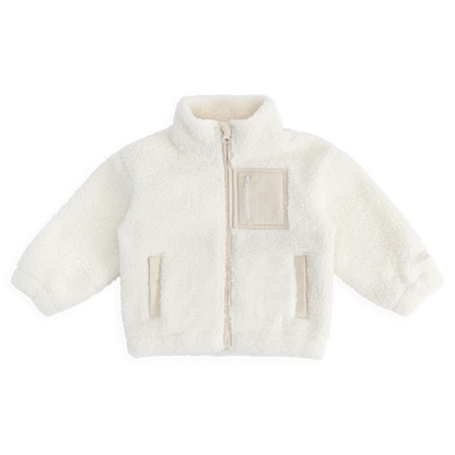 Ezra Sherpa Jacket - Natural | Jamie Kay
