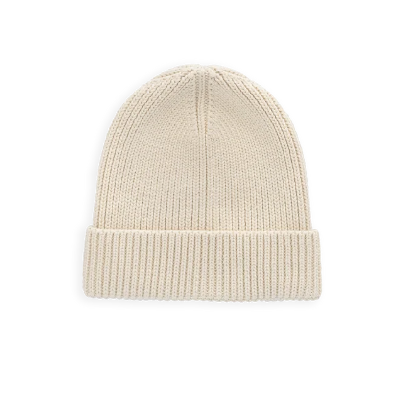 Leon Knitted Beanie - Vanilla| Jamie Kay