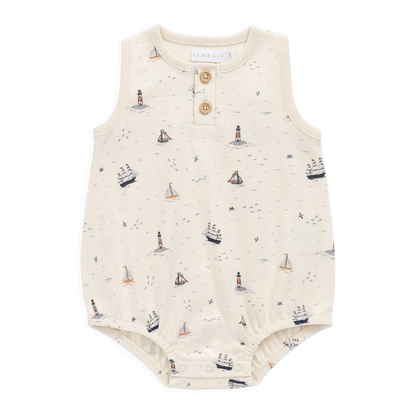 Archie Playsuit - Sailing Day | Jamie Kay
