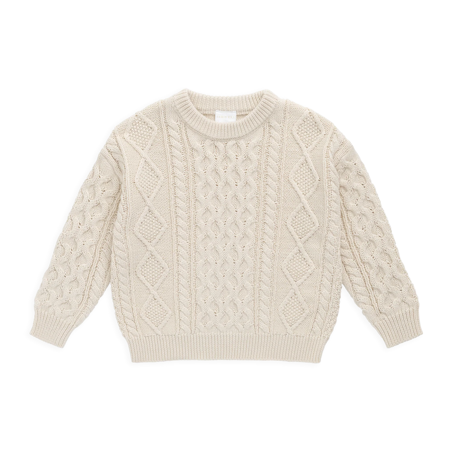 Sawyer Knit Jumper - Vanilla | Jamie Kay