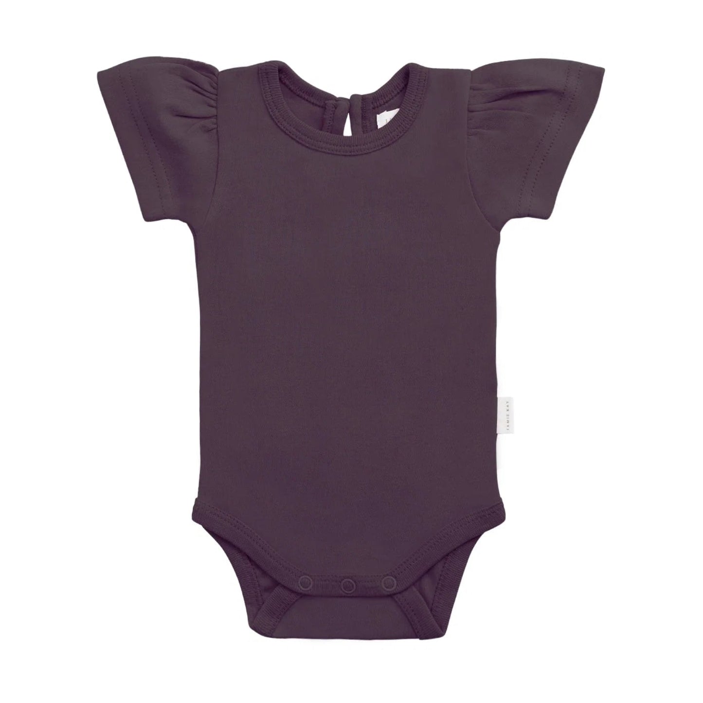 Cap Sleeve Bodysuit - Sugar Plum 6-12M | Jamie Kay