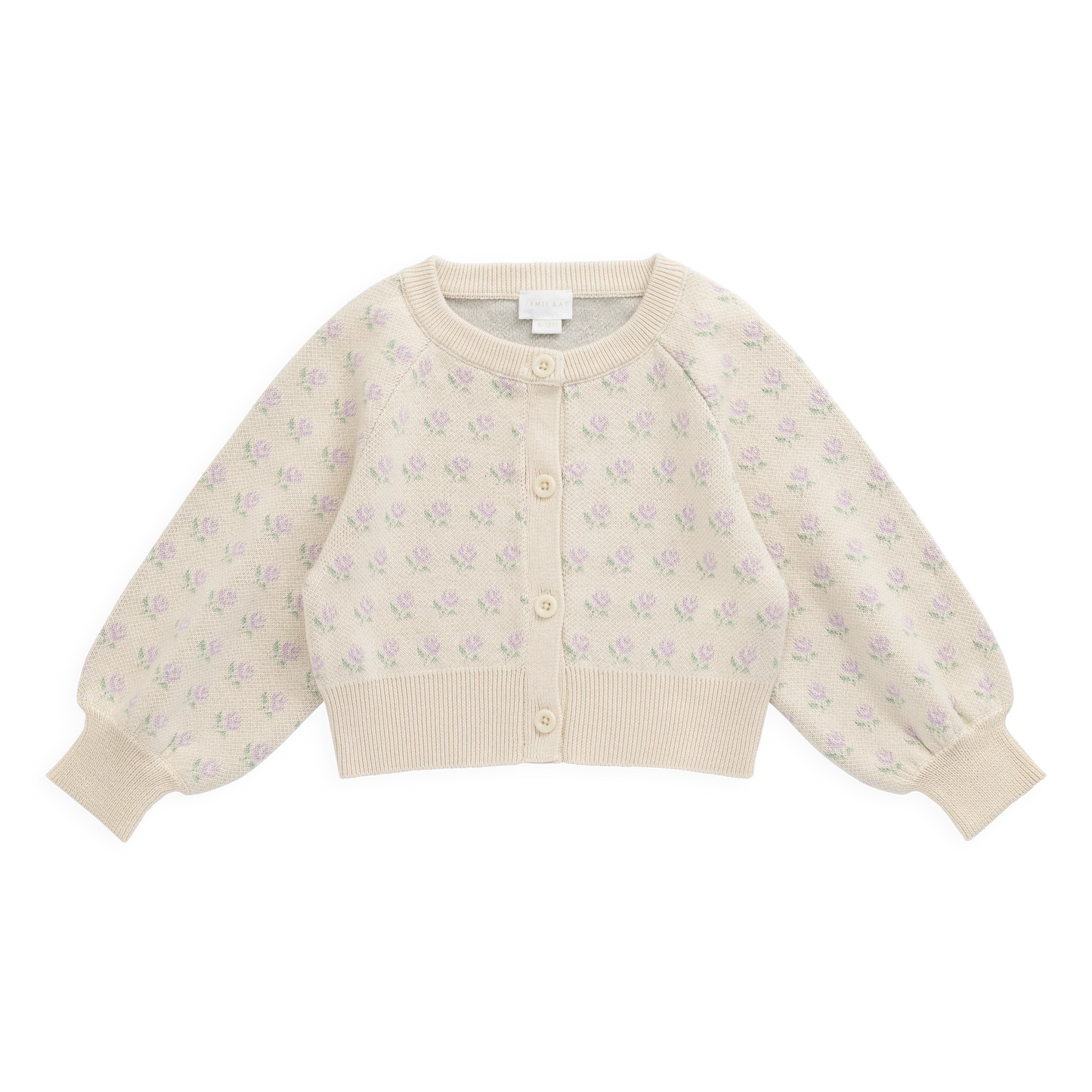 Evie Knitted Cardigan - Vanilla Evie | Jamie Kay