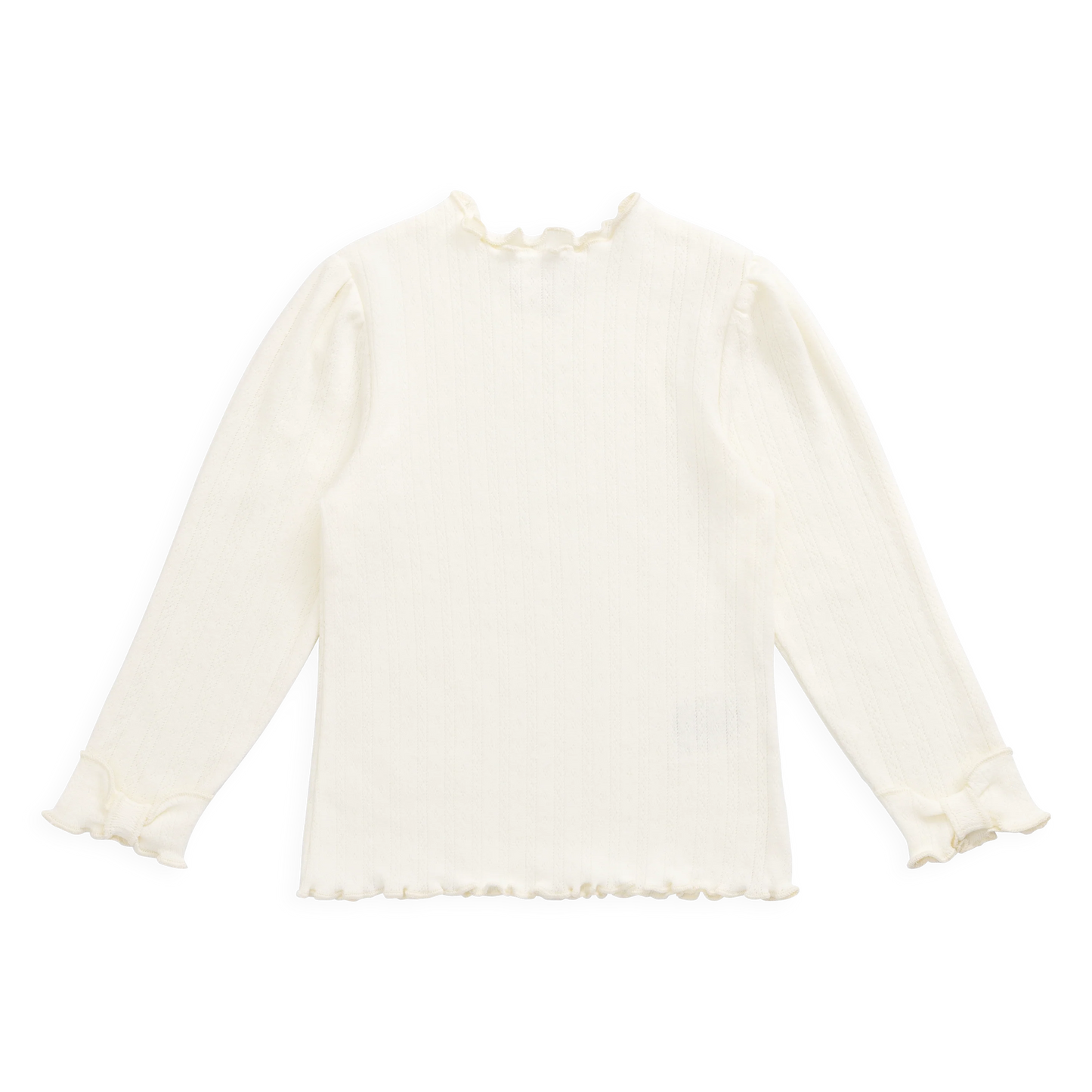 Pointelle Eliane Top - Parchment | Jamie Kay