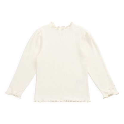 Pointelle Eliane Top - Parchment | Jamie Kay