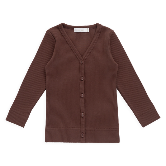 Modal Cardigan - Burnt Cinnamon | Jamie Kay