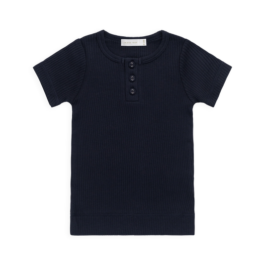 Modal Henley Tee - Burnt Eclipse | Jamie Kay