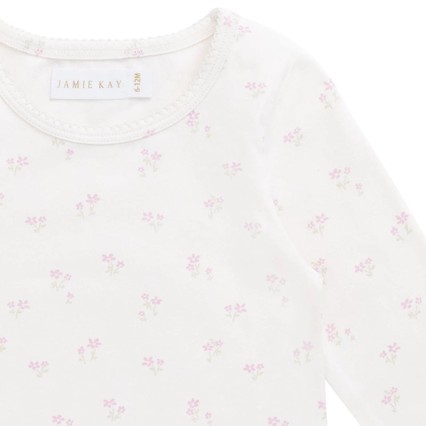 Organic Cotton Everyday Tee Shirt Pauline Pink | Jamie Kay