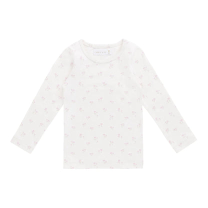 Organic Cotton Everyday Tee Shirt Pauline Pink | Jamie Kay