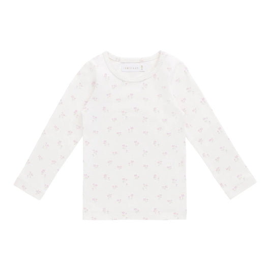 Organic Cotton Everyday Tee Shirt Pauline Pink | Jamie Kay