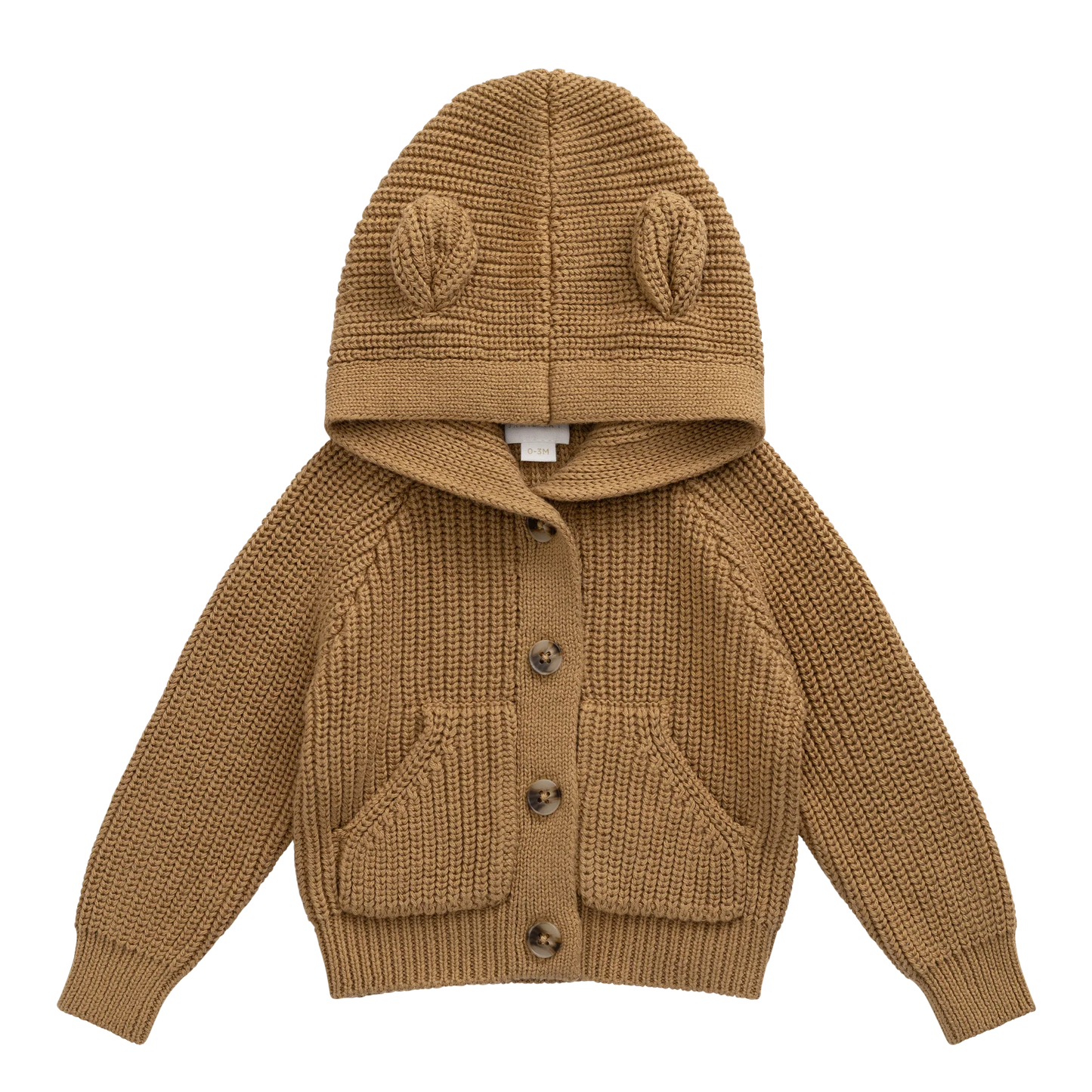 Bear Cardigan - Tawny Brown | Jamie Kay