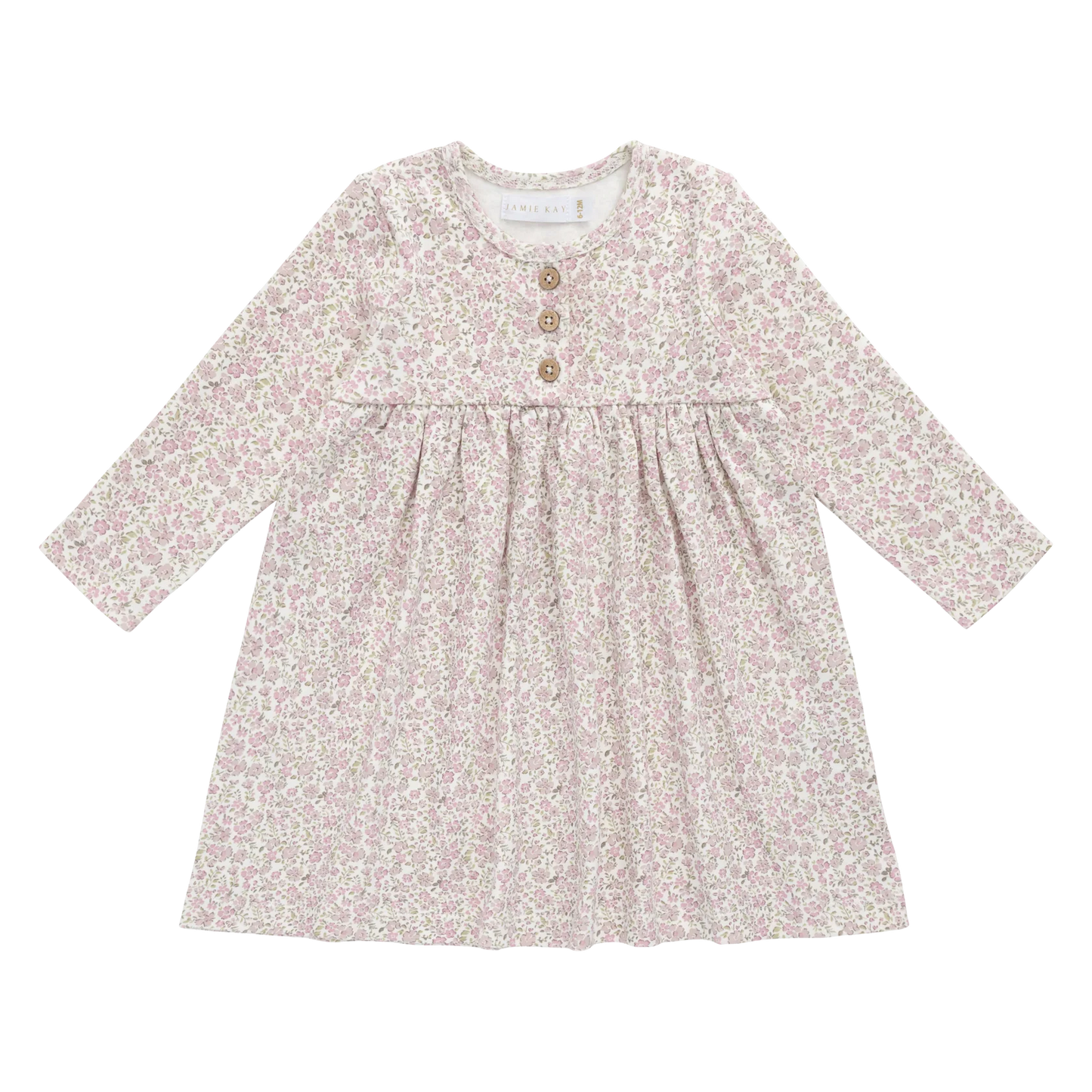 Bridget Dress Tully Mauve 1Y | Jamie Kay