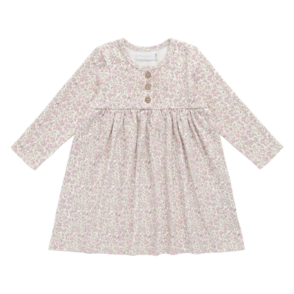 Bridget Dress Tully Mauve 1Y | Jamie Kay
