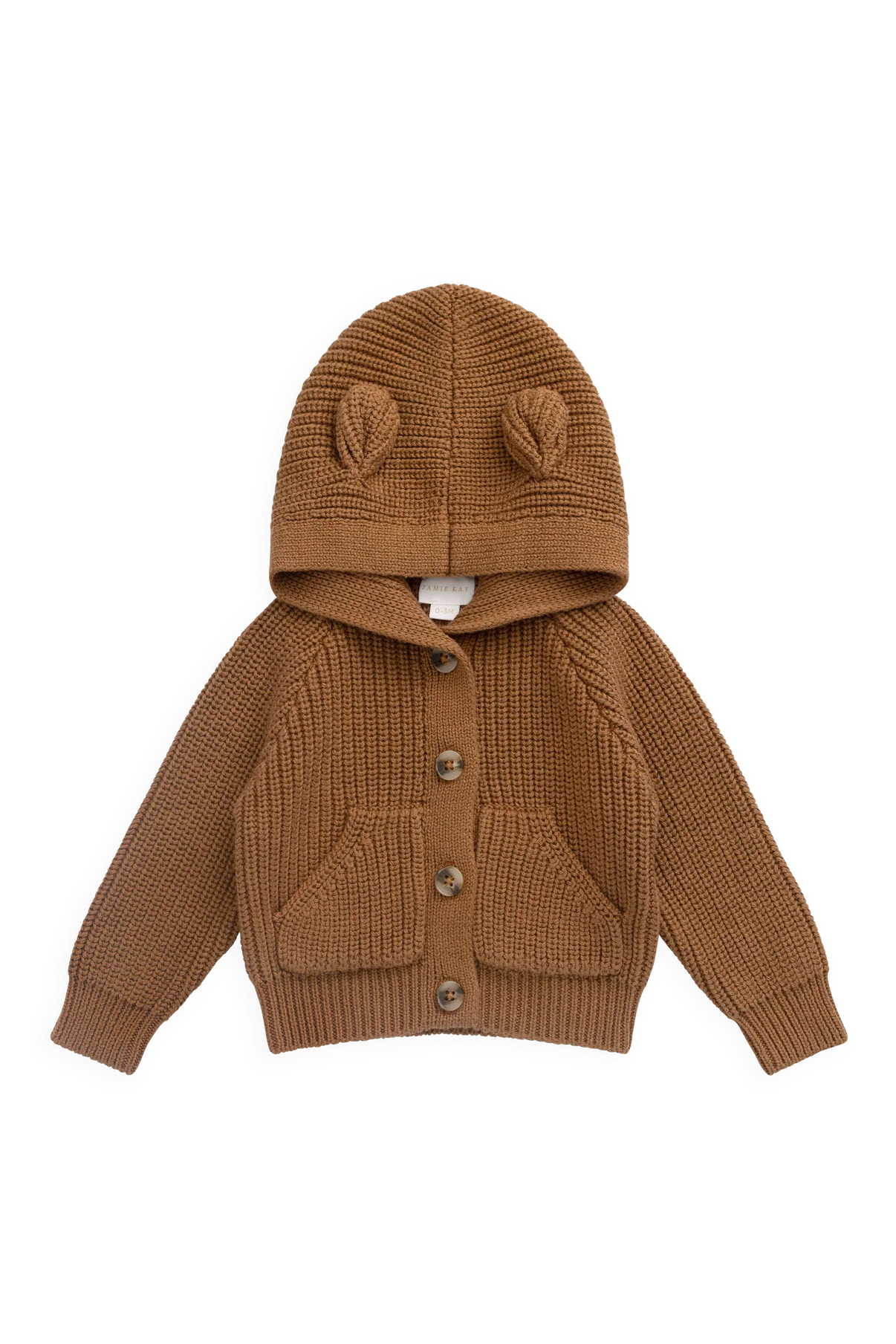 Bear Cardigan - Butterscotch | Jamie Kay