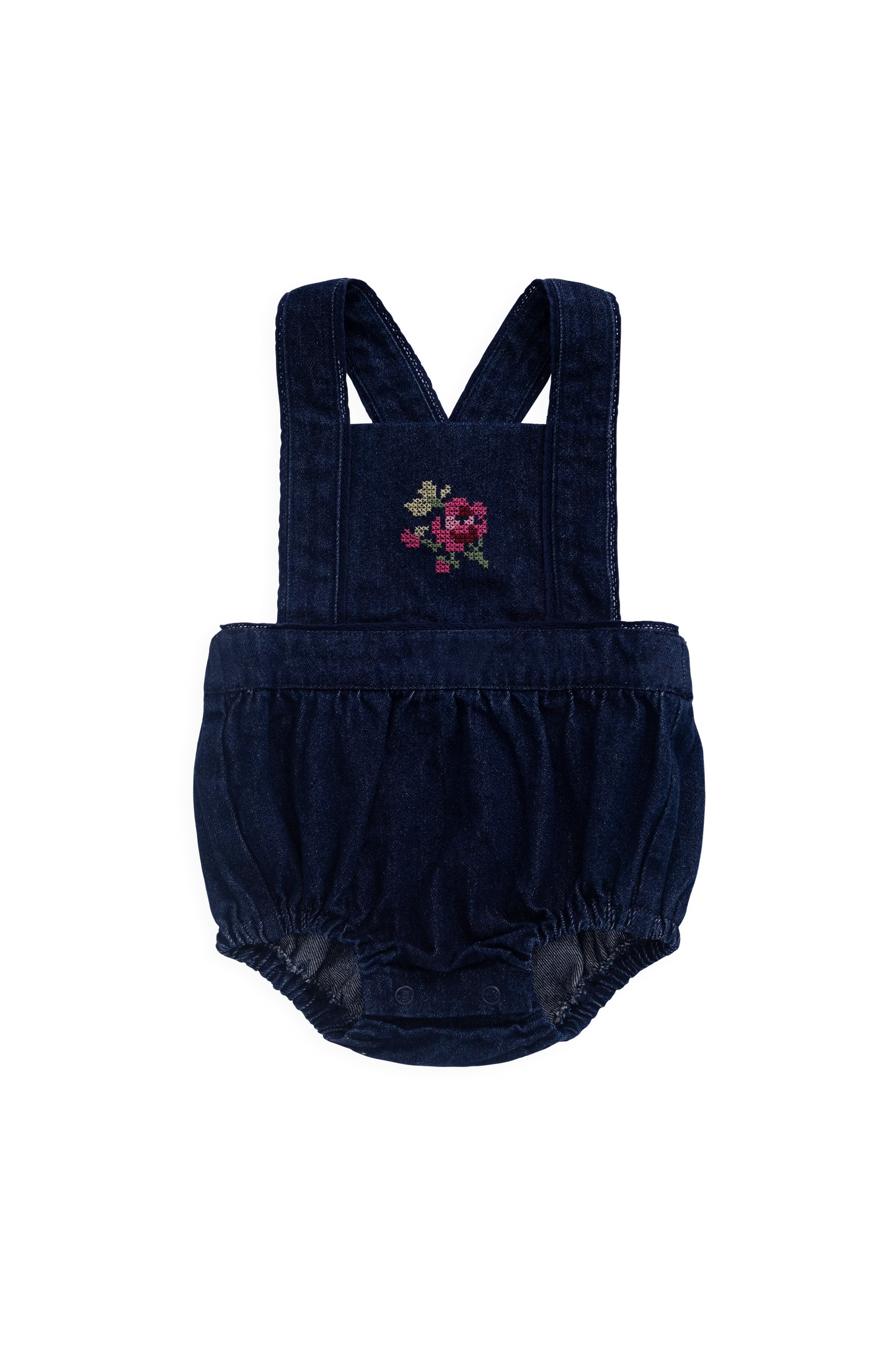 Calianna Playsuit - Deep Sea Denim Orchid Rose | Jamie Kay