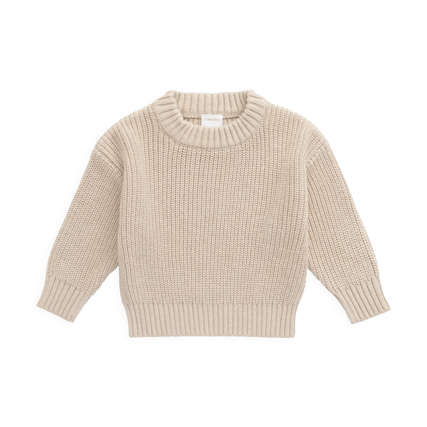 Johan Knit Jumper - Wheat | Jamie Kay