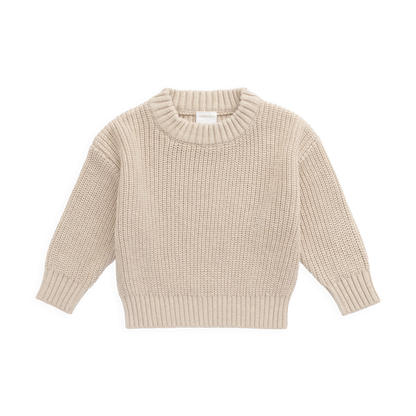 Johan Knit Jumper - Wheat | Jamie Kay